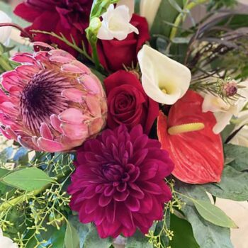 Rustic Whites Burlap Cut Flowers Bouquet – Marlow Floralworks Online Store